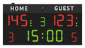 FC50H20 Scoreboard model FC50 with digits height 20cm. - front